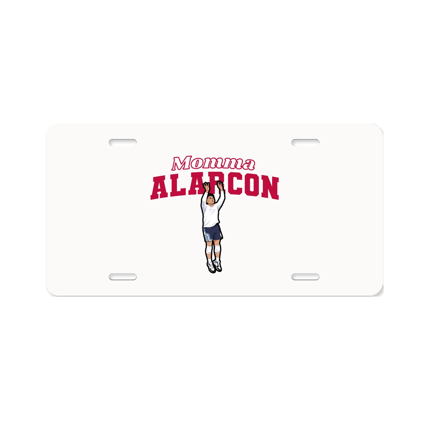 License Plate — Mothers Day Block in Classic