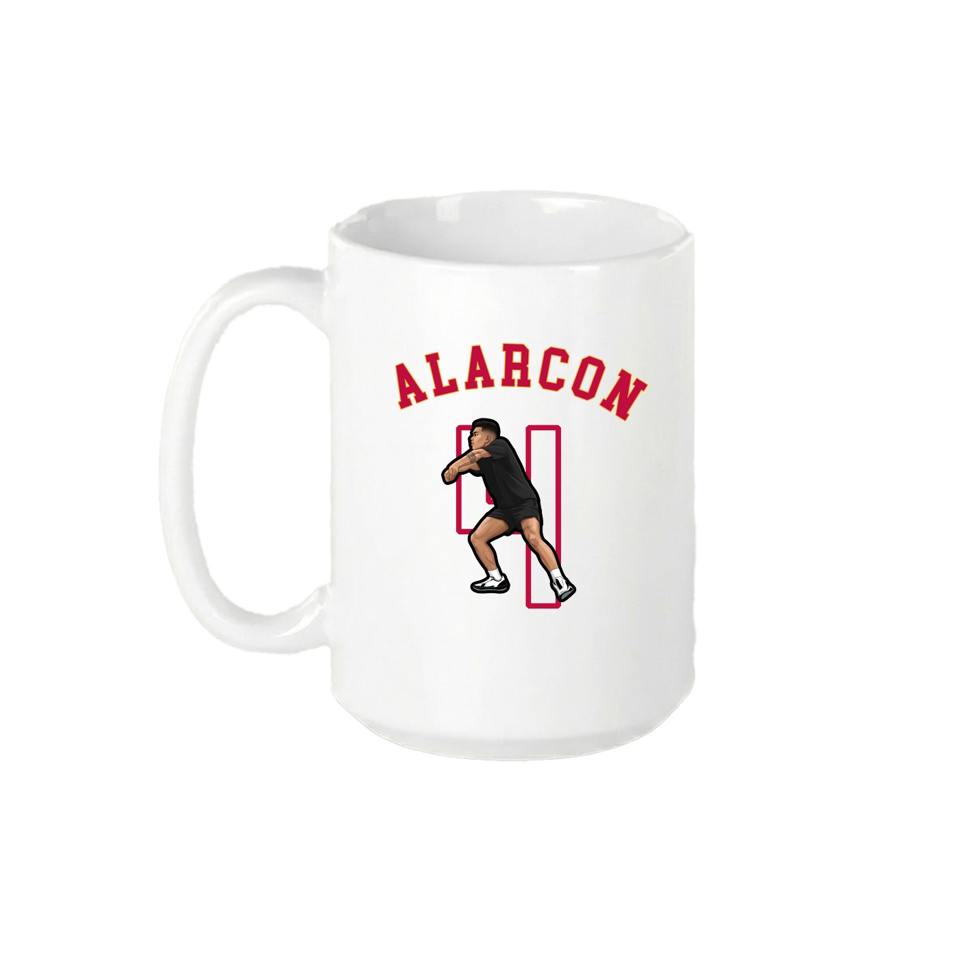 15oz Coffee Mug — Shirsey Arch in White