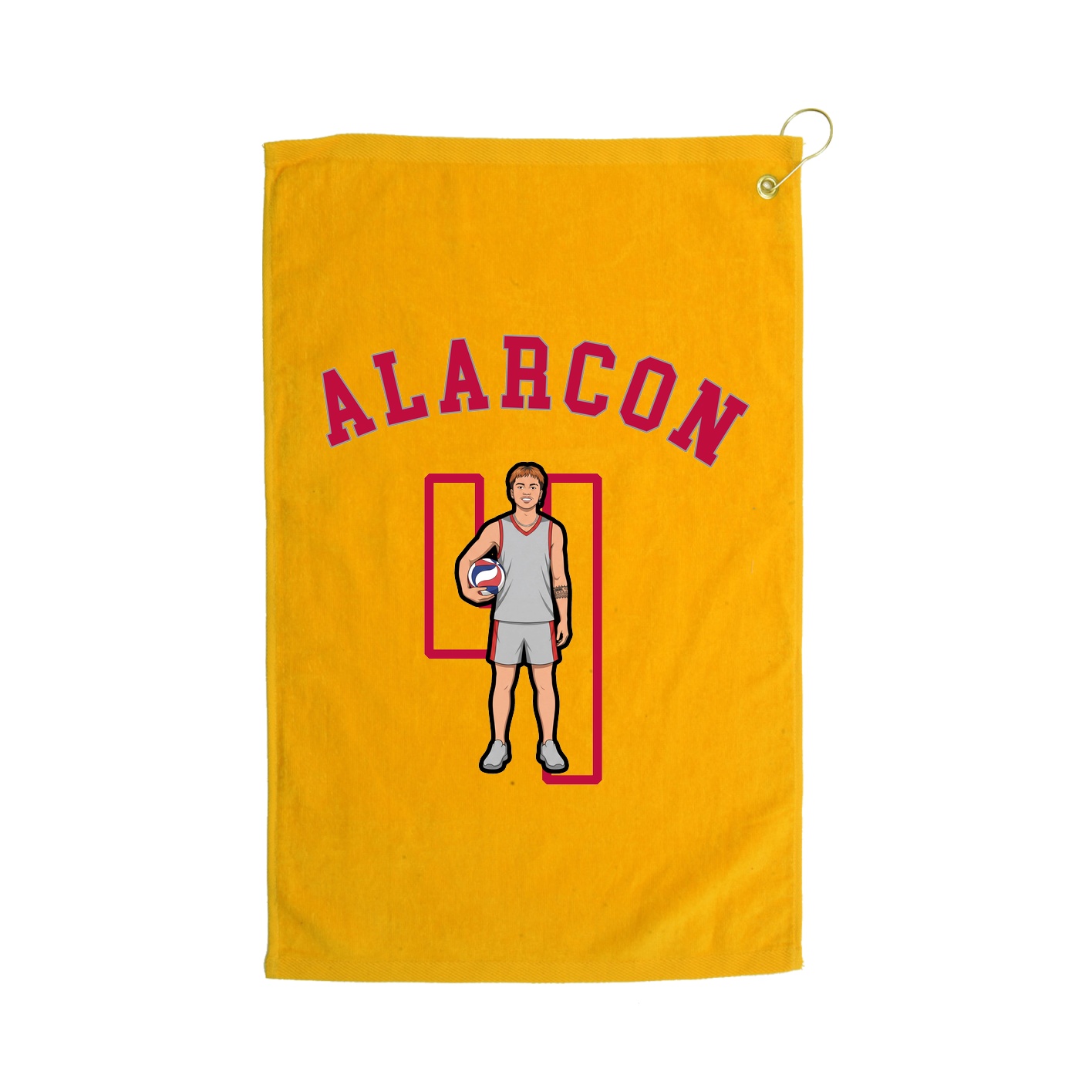 Golf Towel — Shirsey Arch in Gold