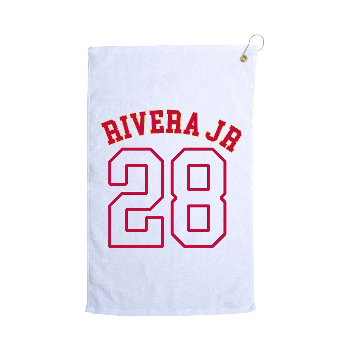 Golf Towel — Shirsey Arch in White