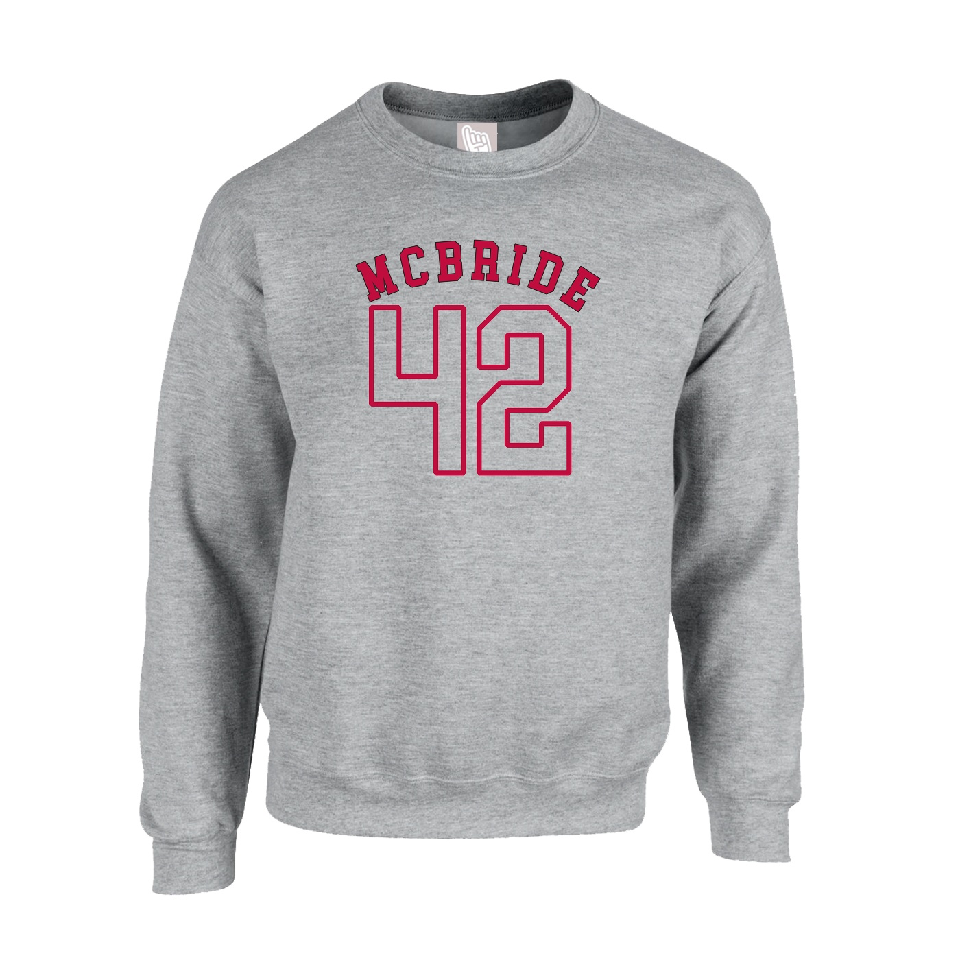 Fleece Crew — Shirsey Arch in Grey