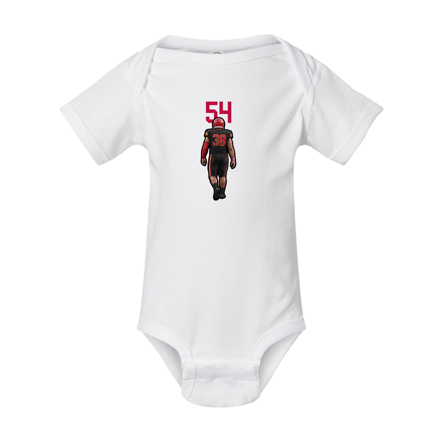 Baby Onesie — Number Top in White