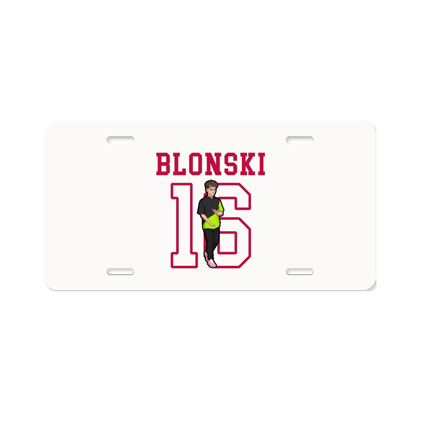 License Plate — Shirsey in Classic