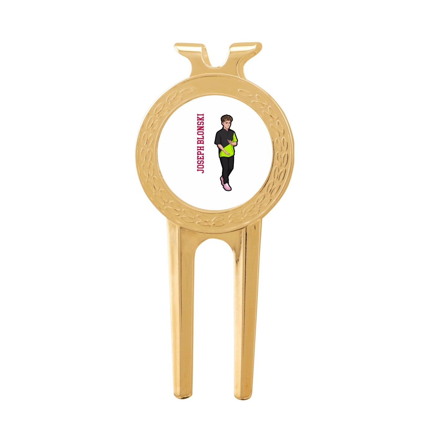 Divot Tool with Ball Marker — Name Vertical in Classic