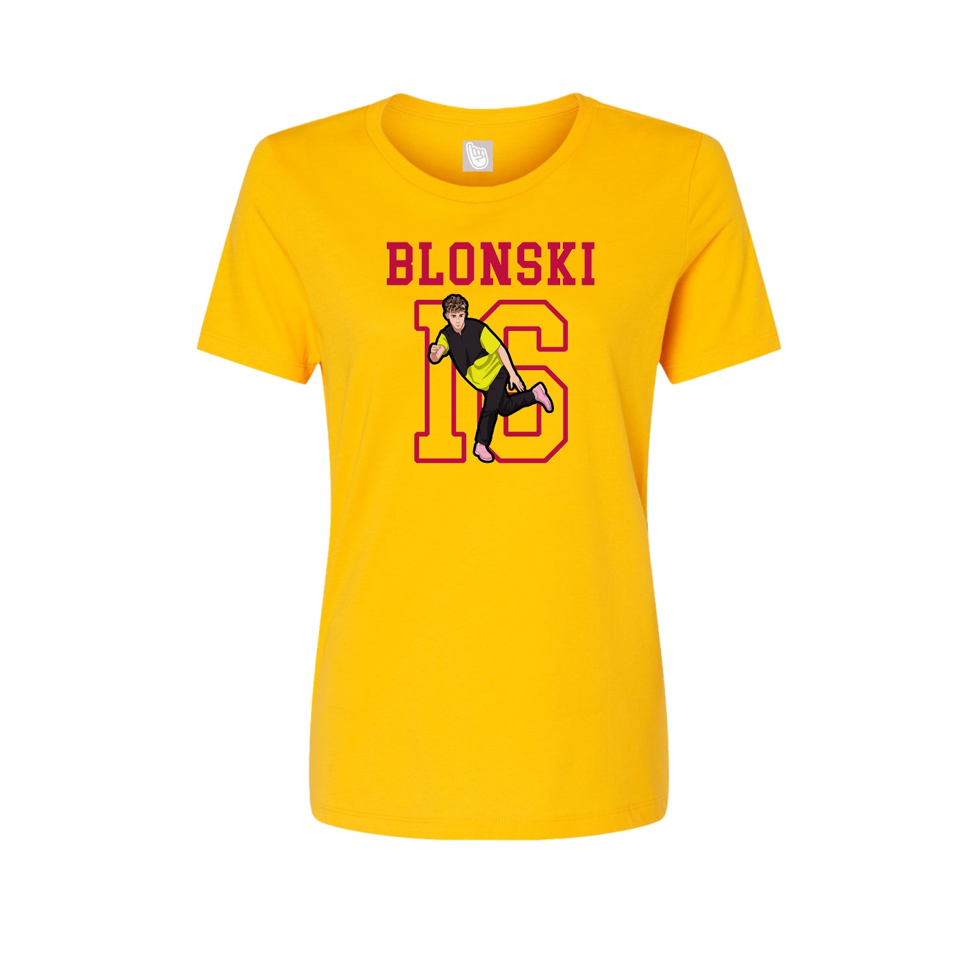 Fitted Women's Tee — Shirsey in Gold