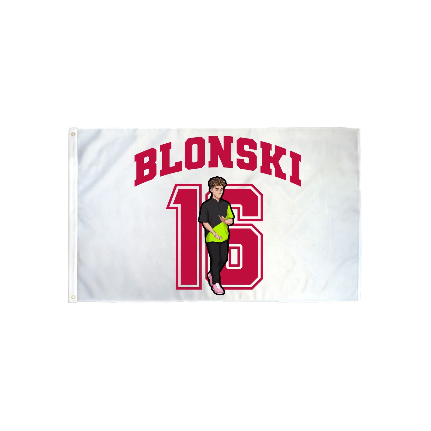 3x5 Flag — Number in Classic