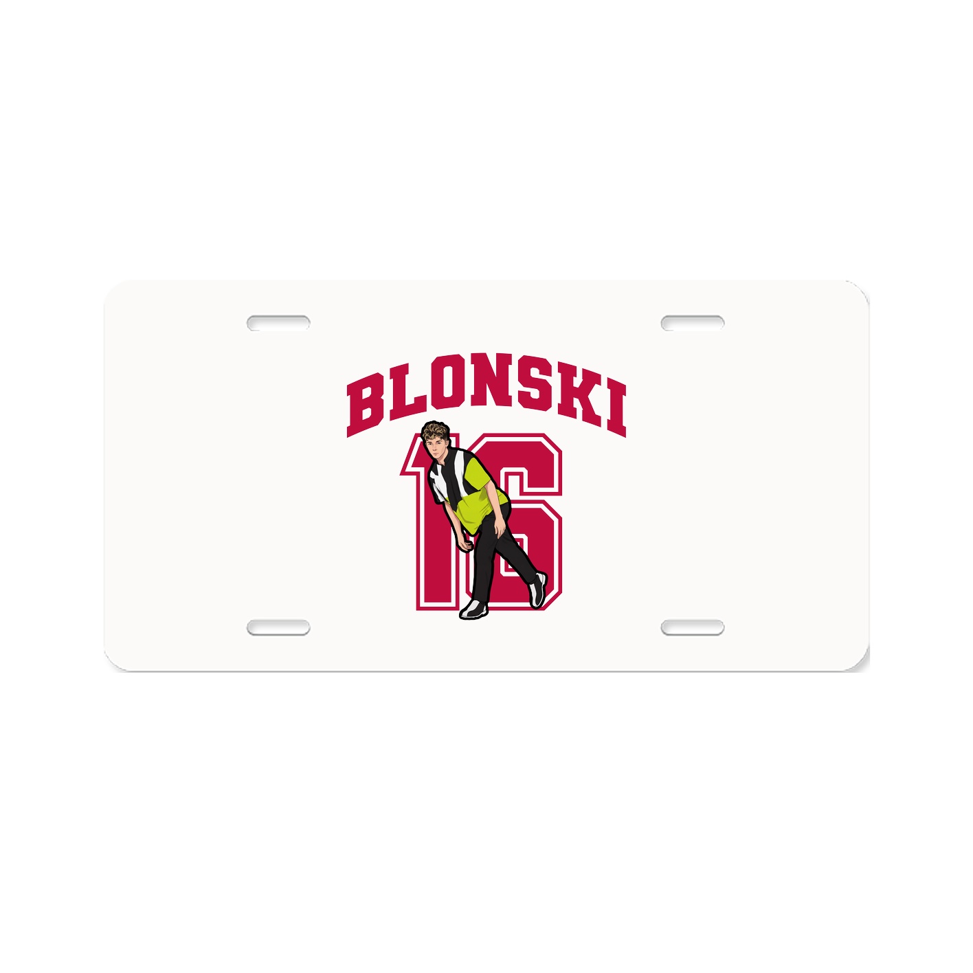 License Plate — Number in Classic
