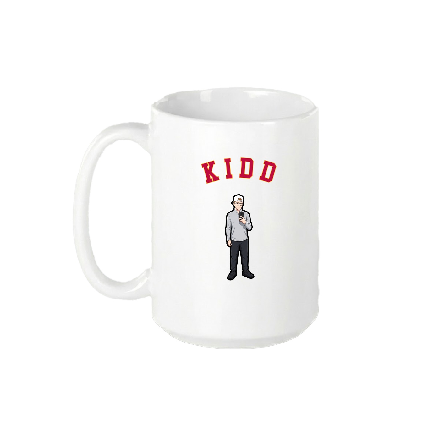 15oz Coffee Mug — Shirsey Arch in White