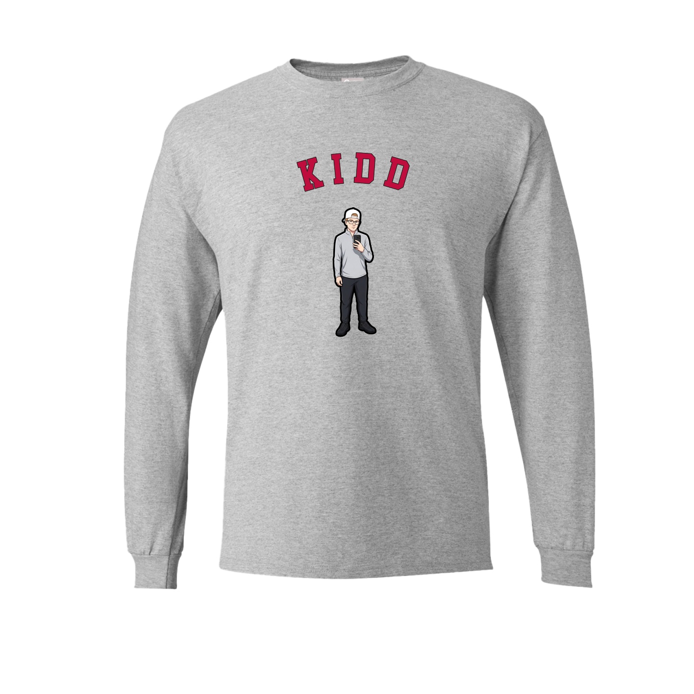 Long Sleeve Tee — Shirsey Arch in Grey