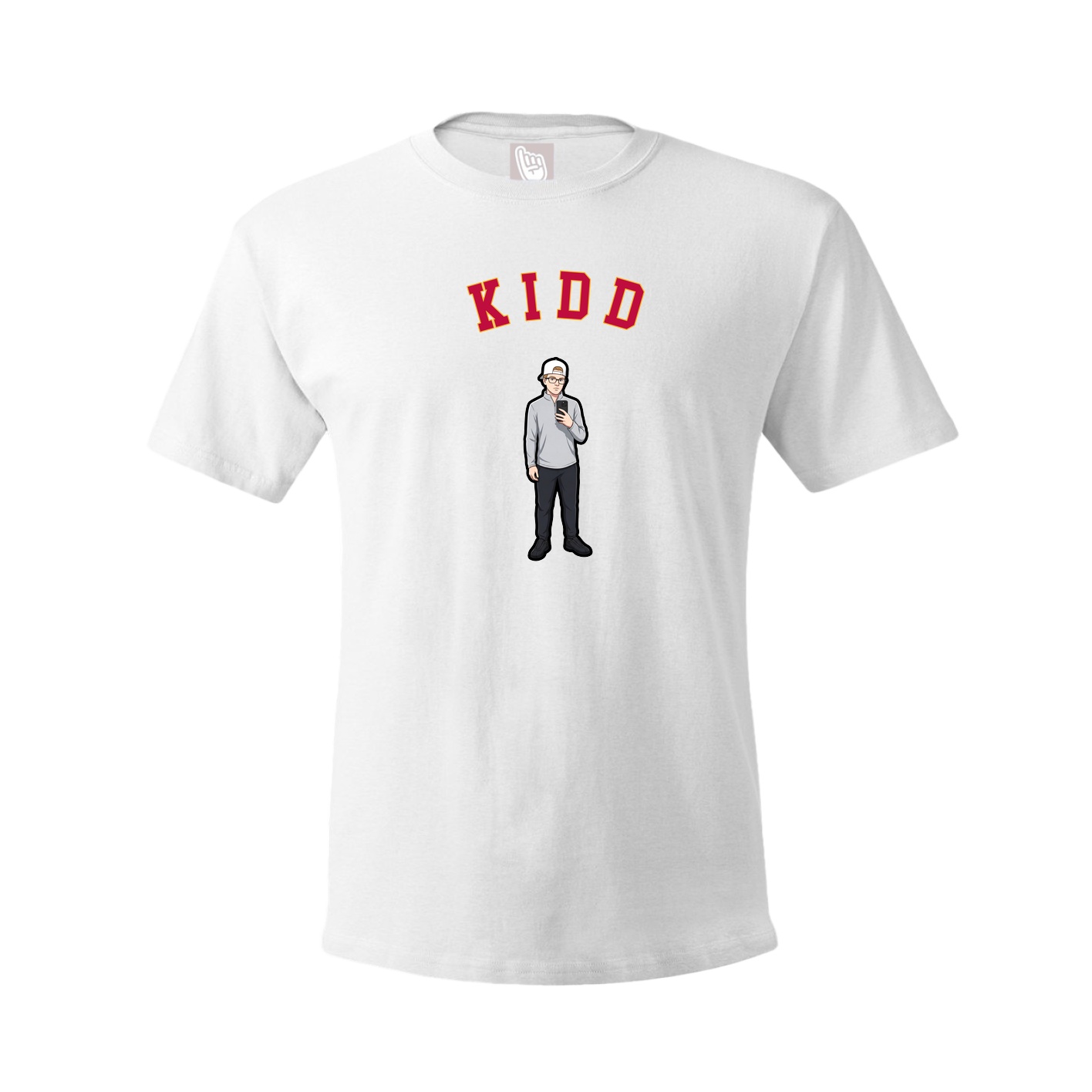 Youth Tee — Shirsey Arch in White