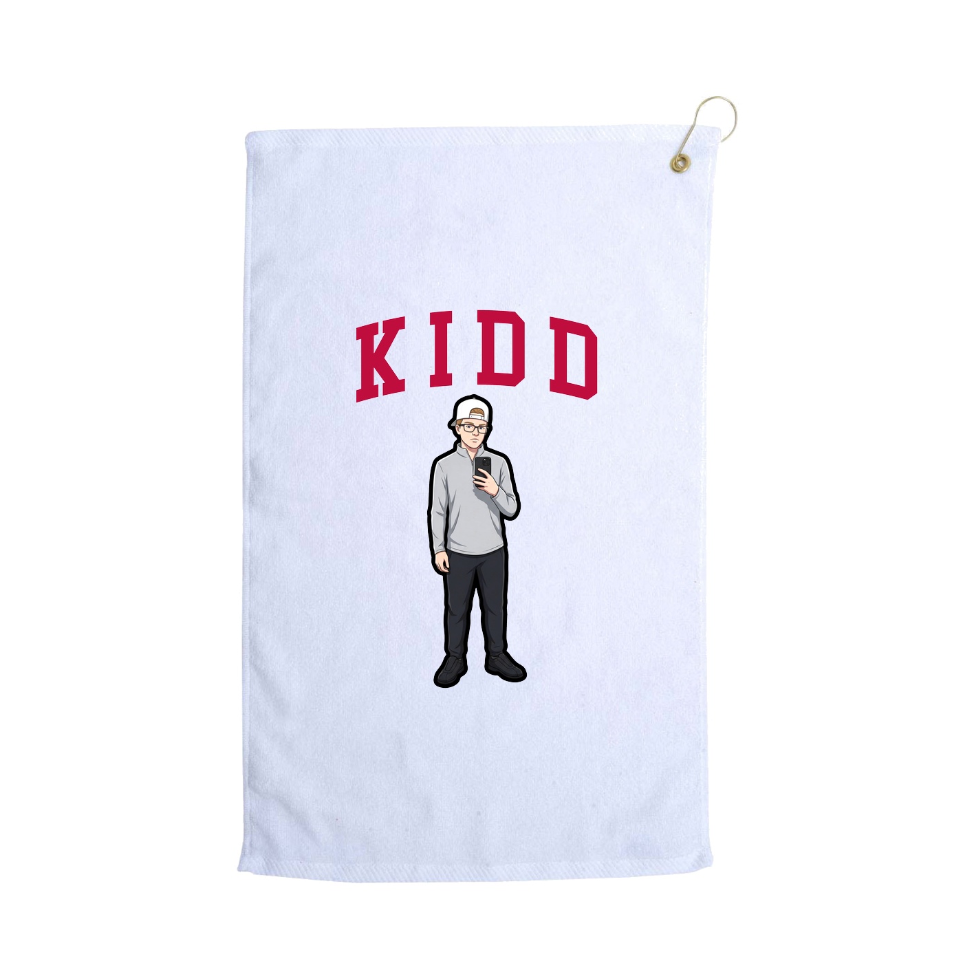 Golf Towel — Shirsey in White
