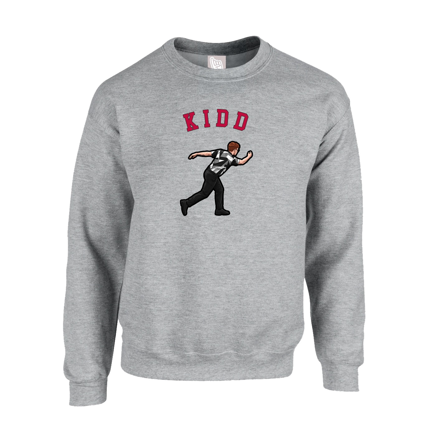 Fleece Crew — Shirsey Arch in Grey