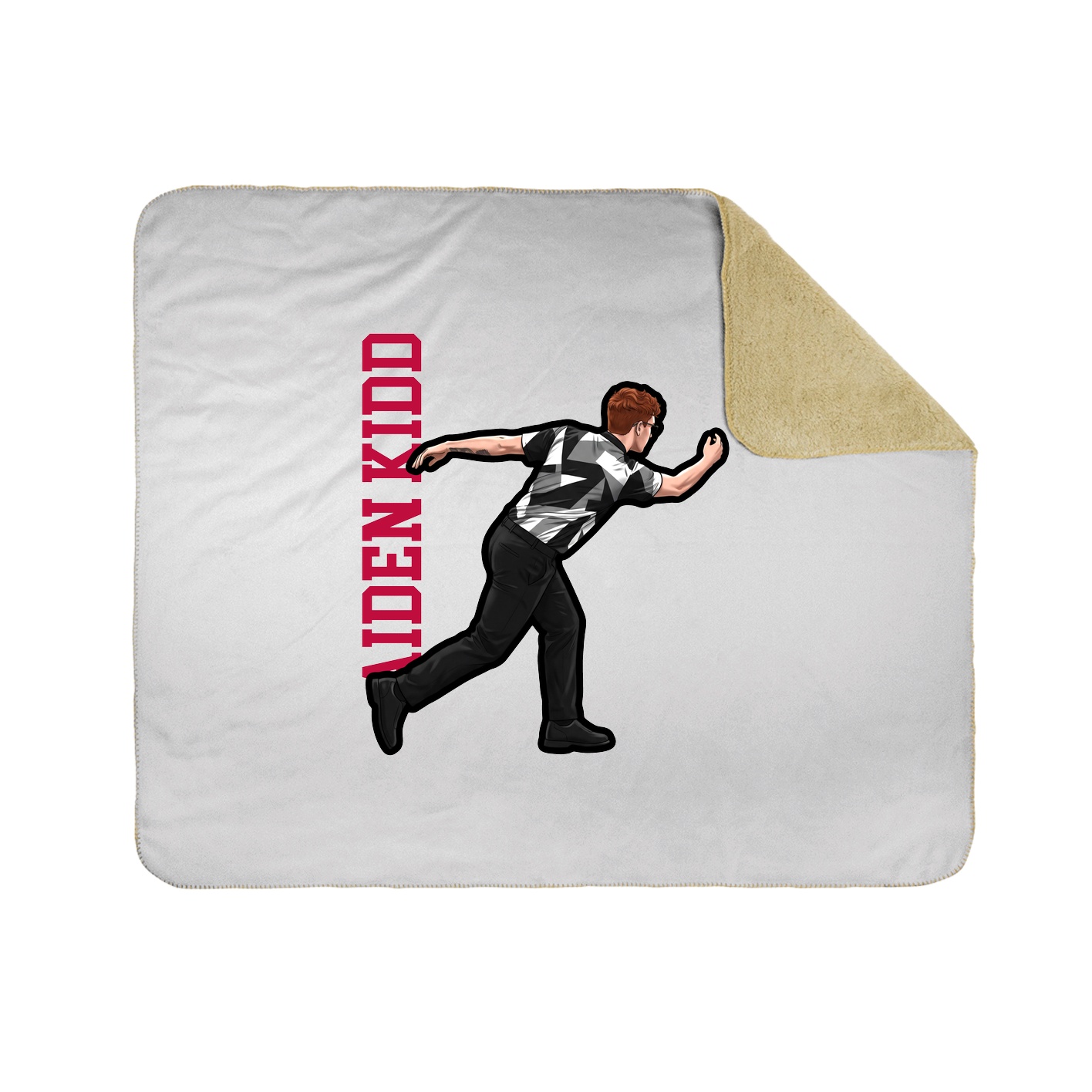 50x60 Sherpa Lined Throw Blanket