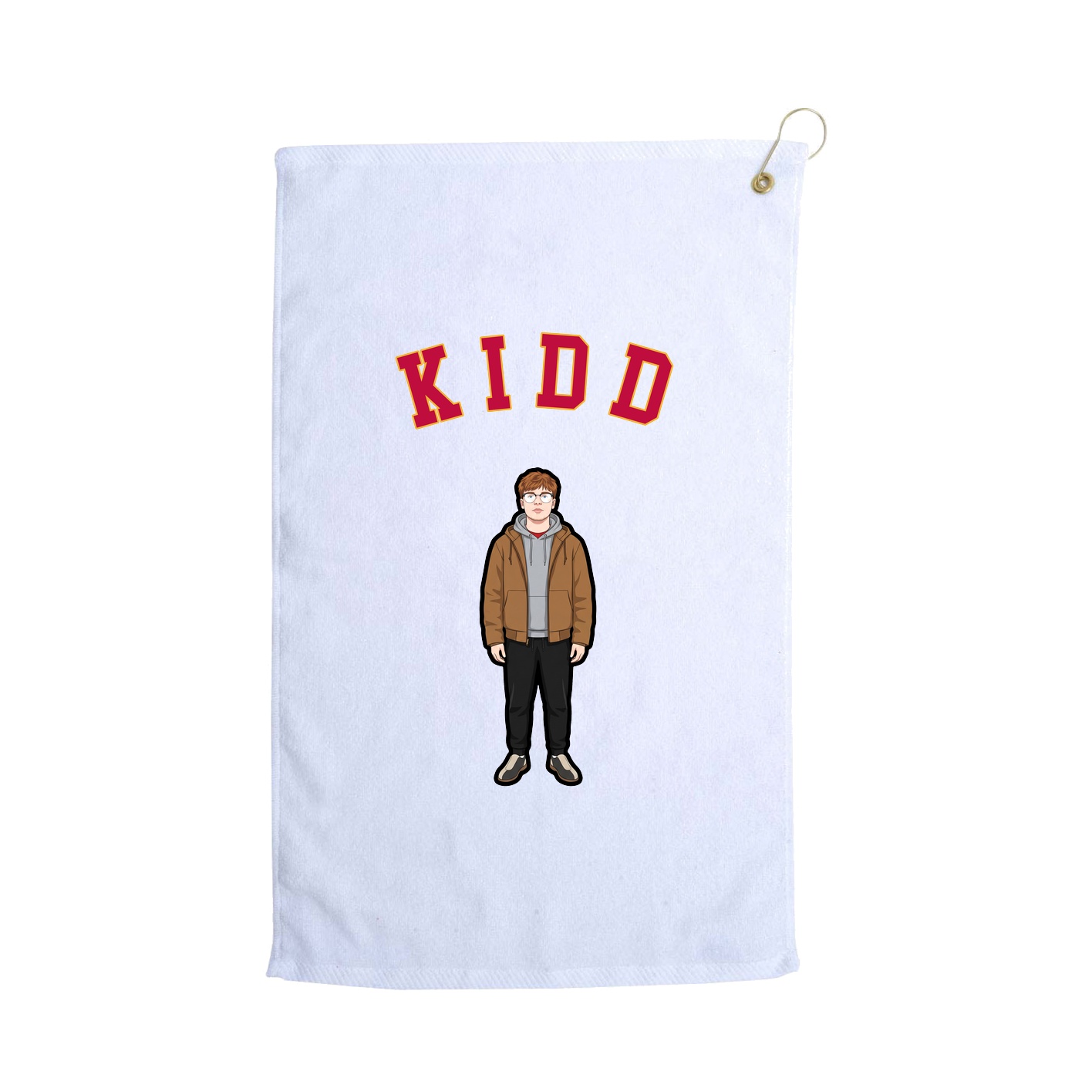 Golf Towel — Shirsey Arch in White