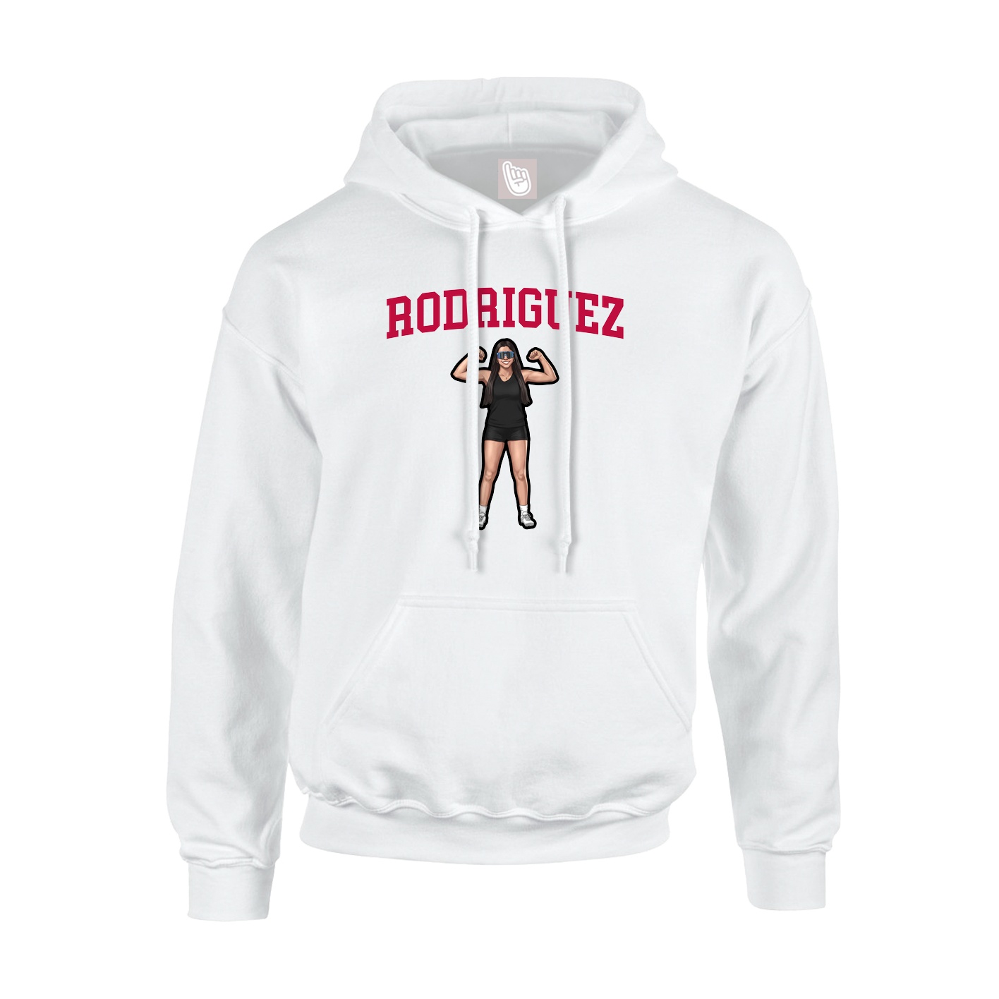 Hoodie — Shirsey in White