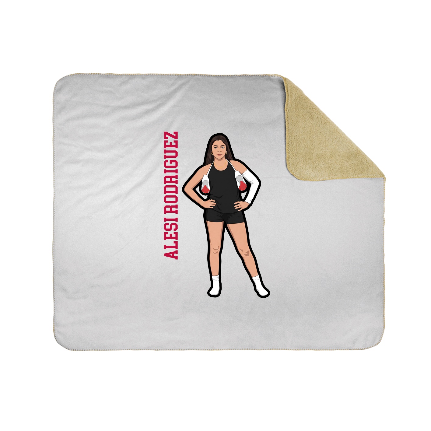 50x60 Sherpa Lined Throw Blanket
