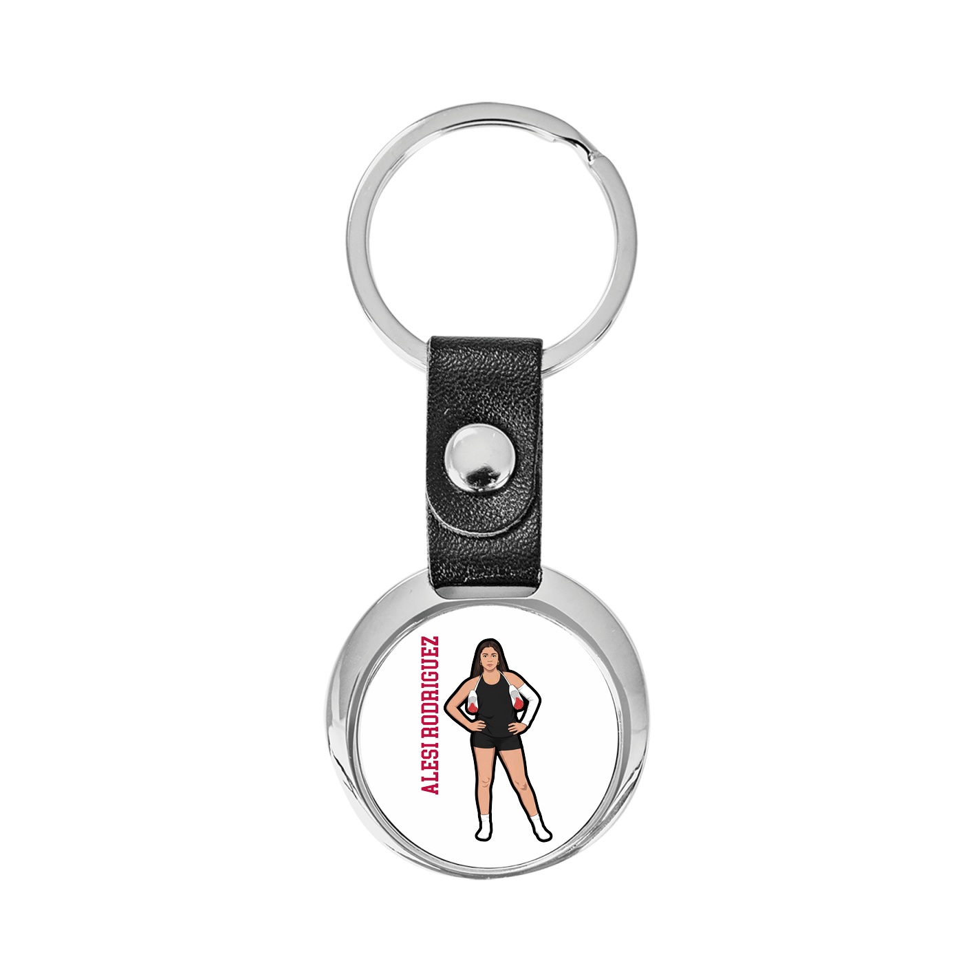 Key Chain — Name Vertical in Classic