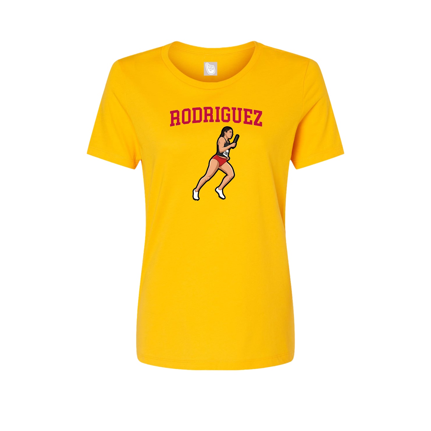 Fitted Women's Tee — Shirsey in Gold