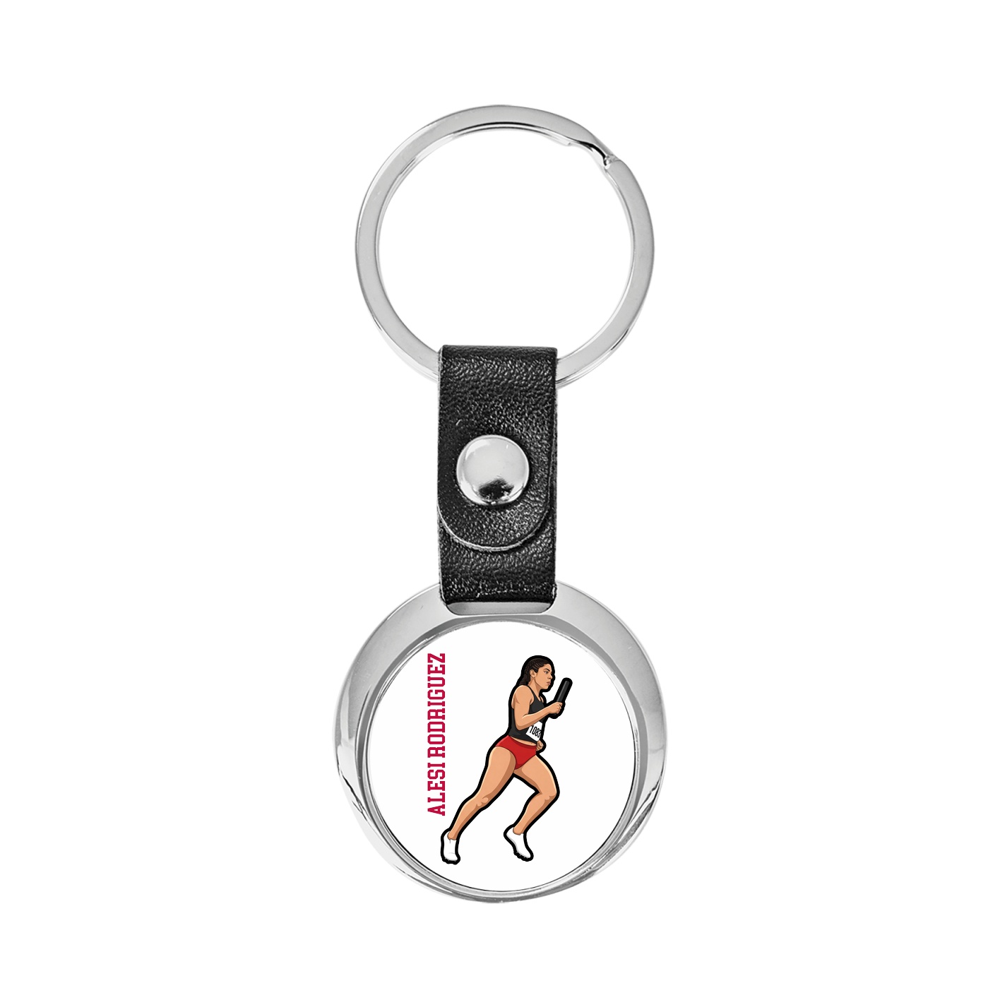 Key Chain — Name Vertical in Classic
