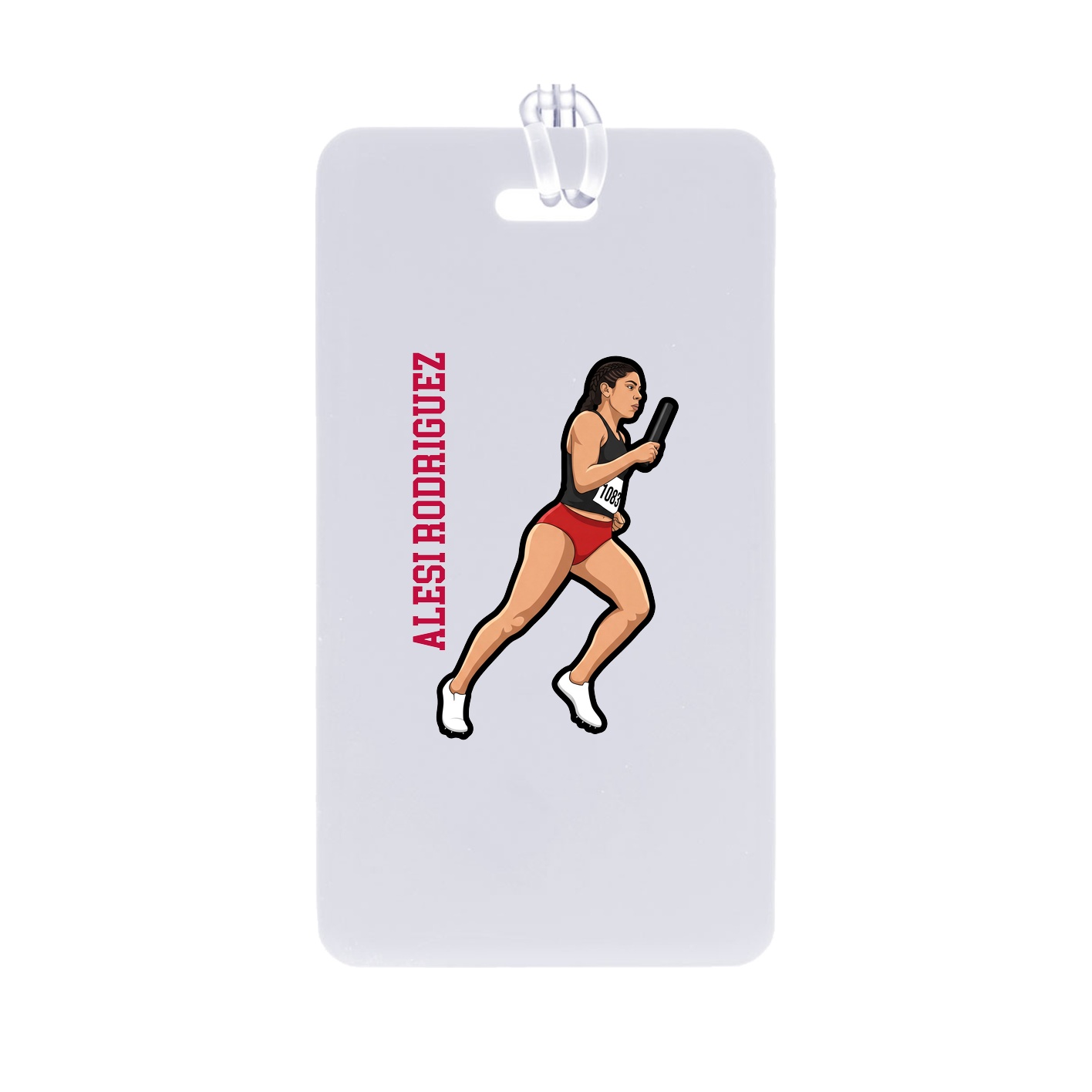Bag Tag — Name Vertical in Classic