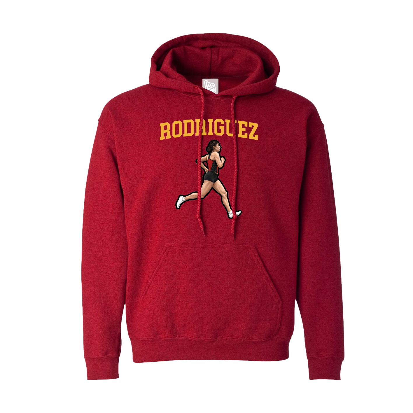 Hoodie — Shirsey in Crimson