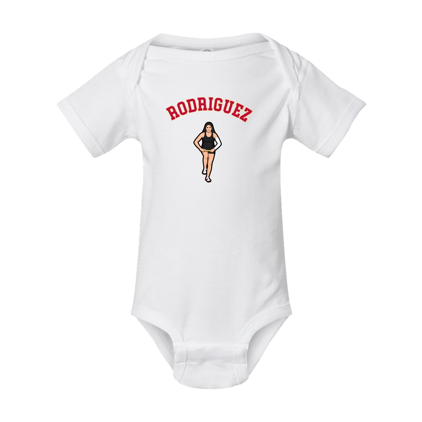 Baby Onesie — Shirsey Arch in White