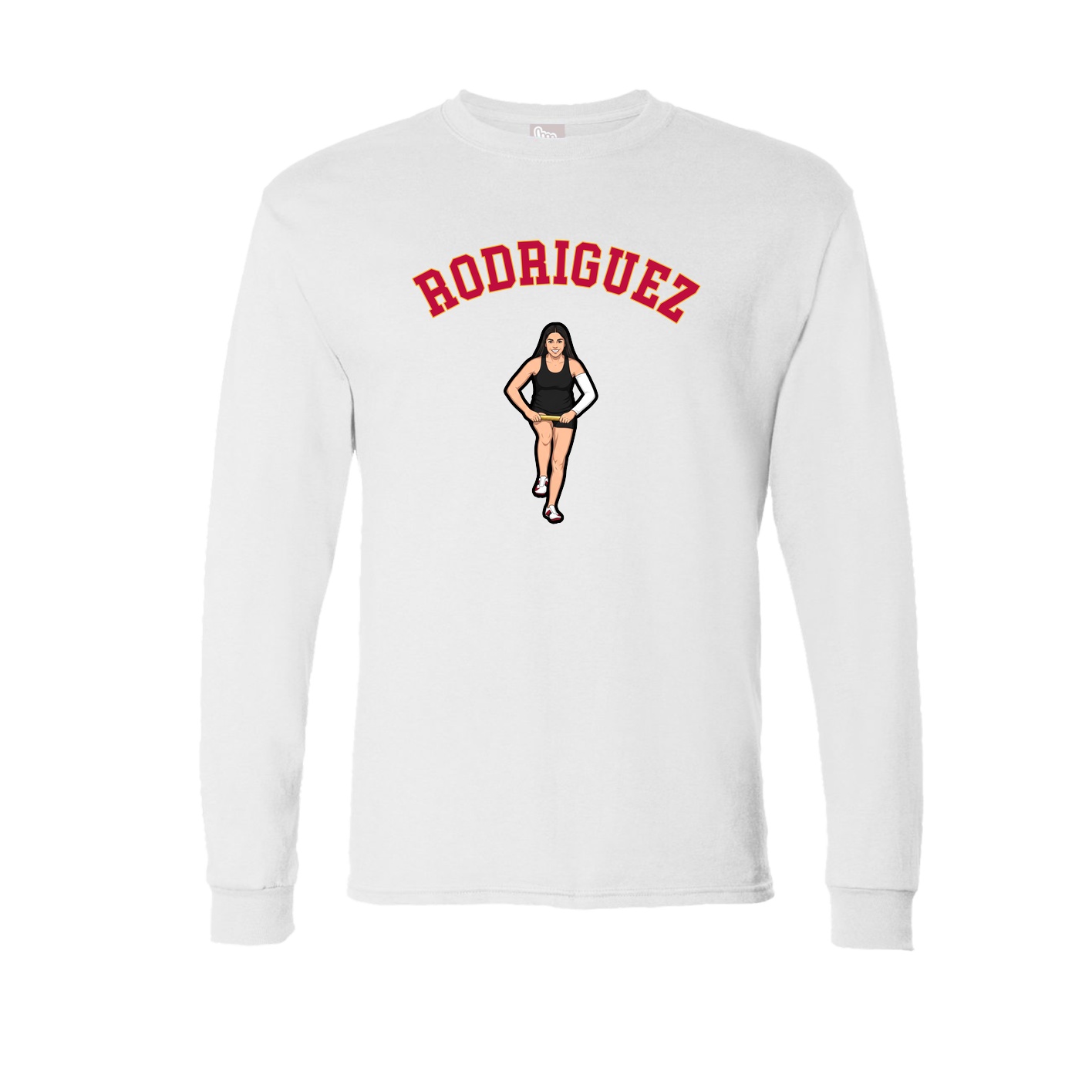 Long Sleeve Tee — Shirsey Arch in White