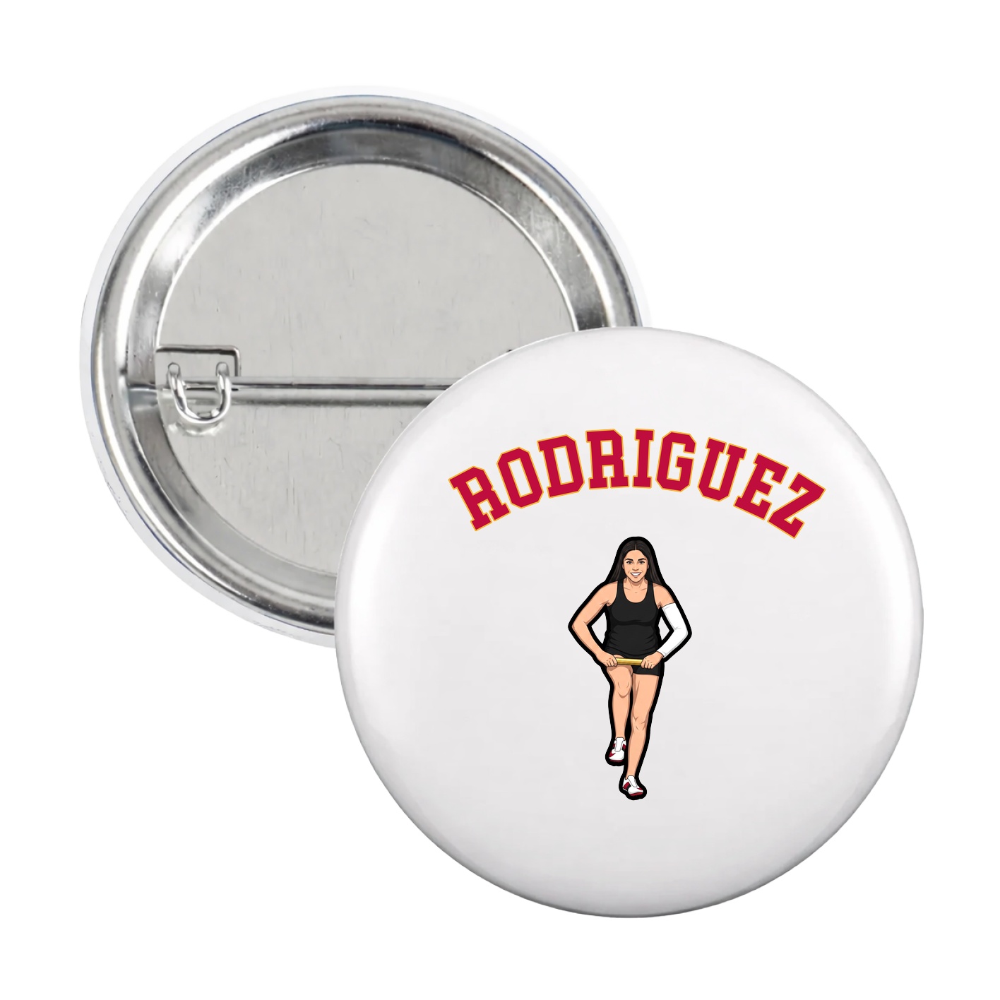 Game Day Button — Shirsey Arch in White
