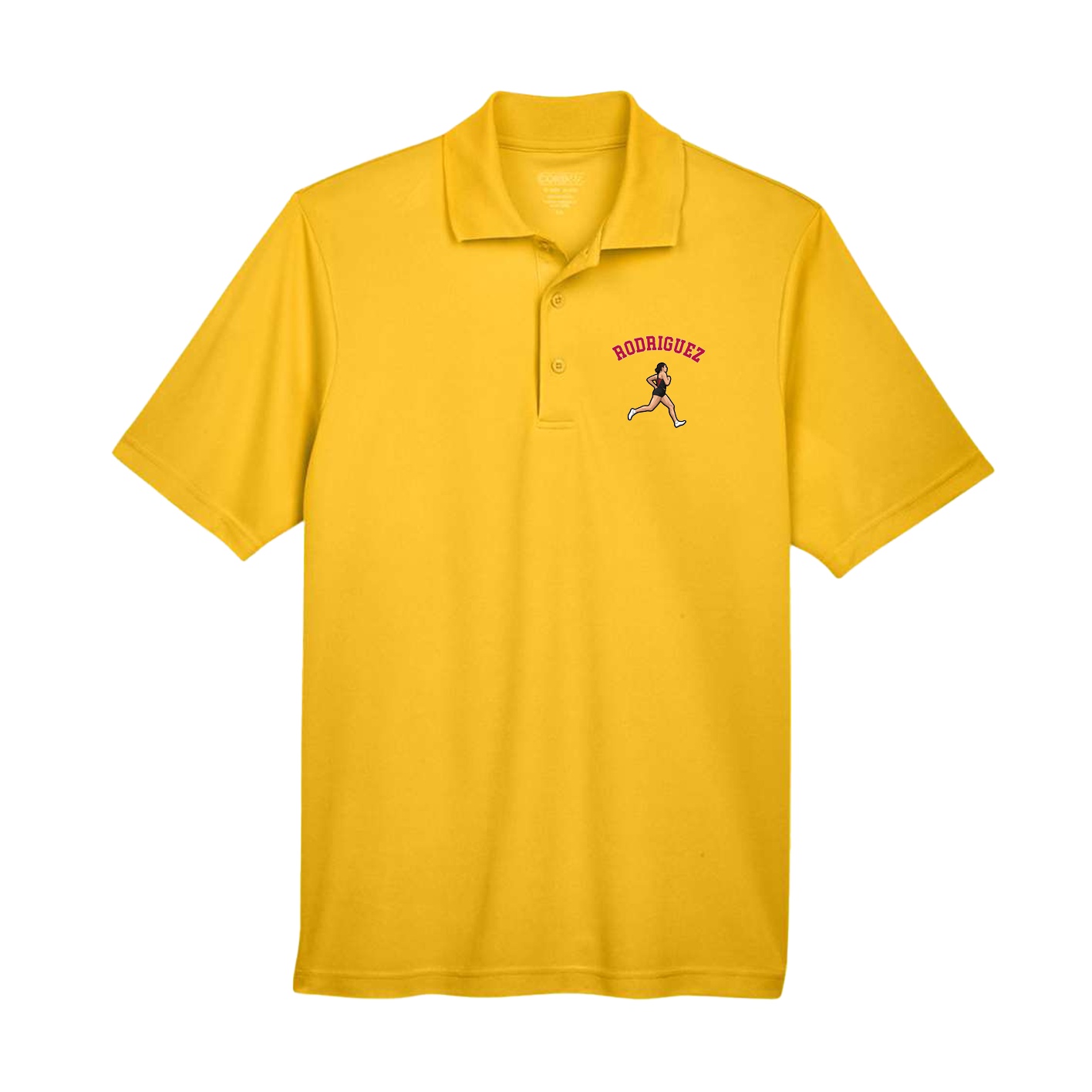 Performance Polo — Shirsey Arch in Gold
