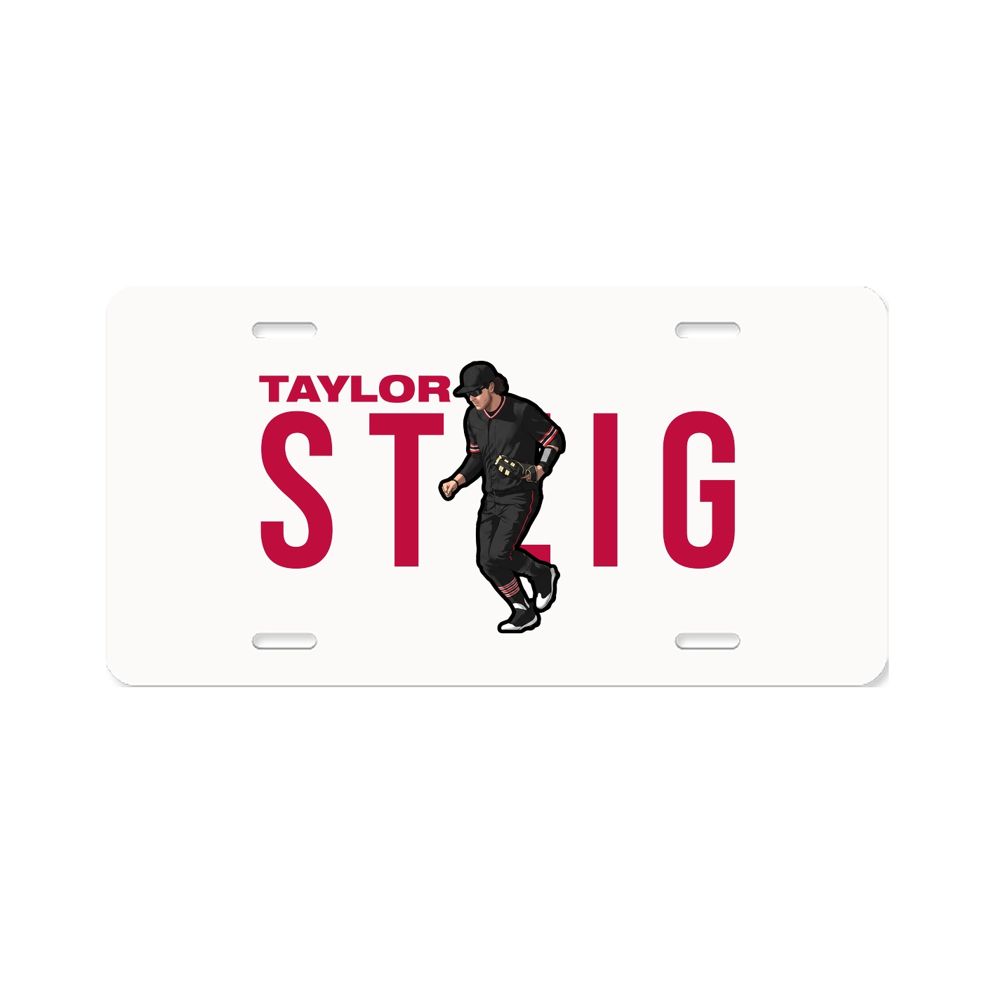 License Plate — Player Name in Classic
