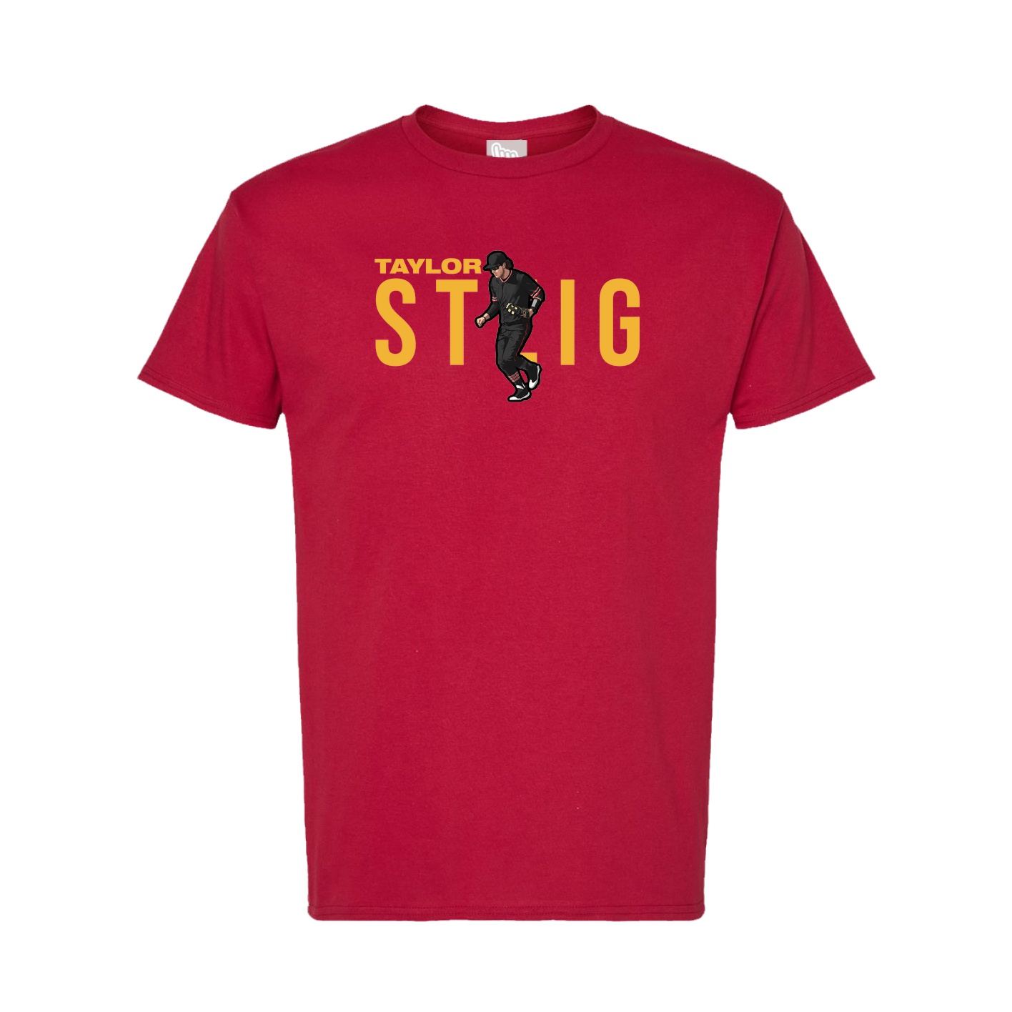 Tee — Player Name in Crimson