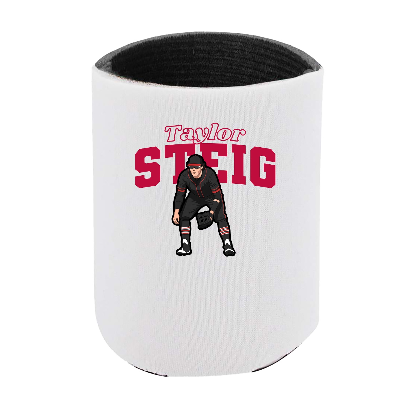 Can Holder — Name Arch in White