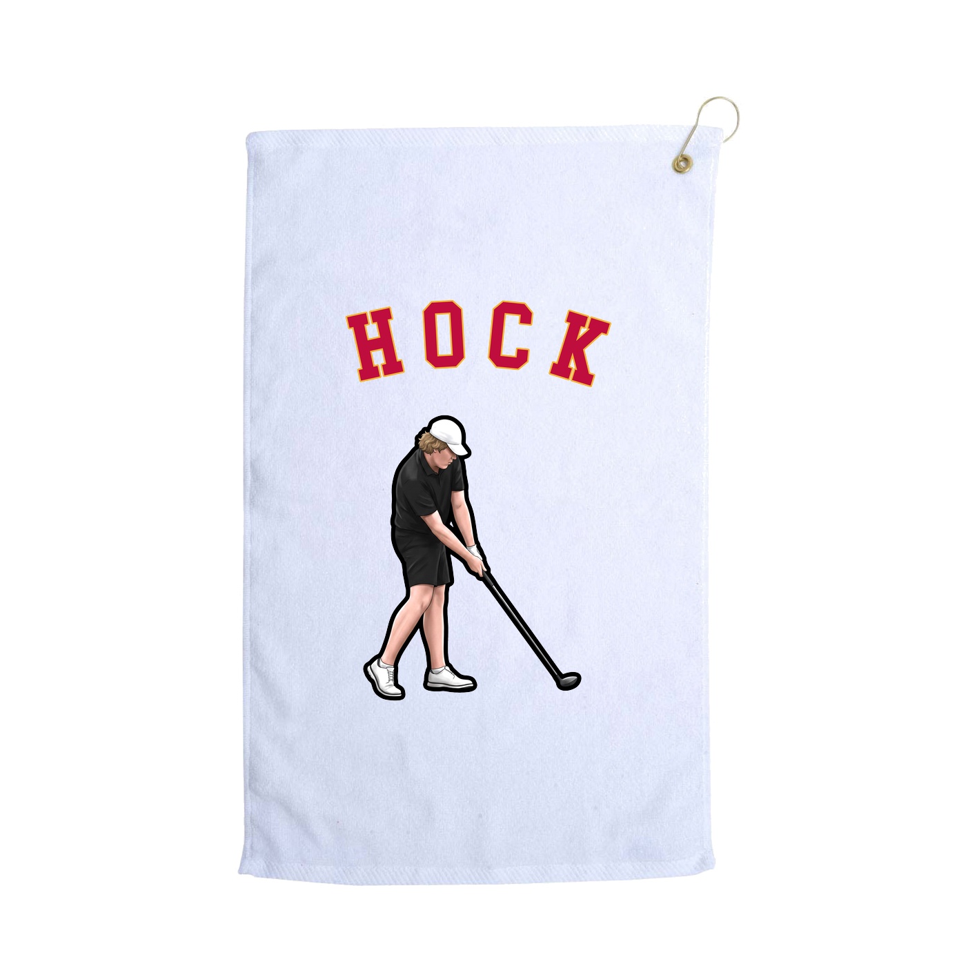 Golf Towel — Shirsey Arch in White