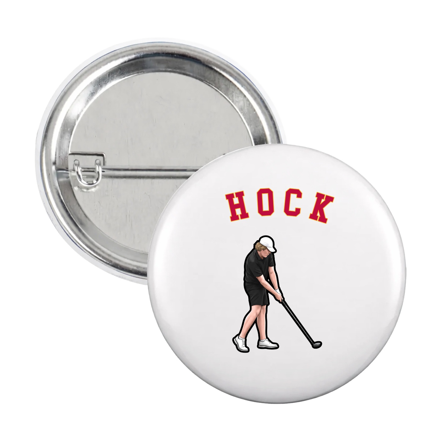 Game Day Button — Shirsey Arch in White