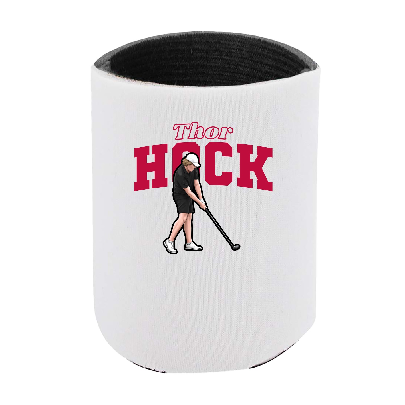 Can Holder — Name Arch in White