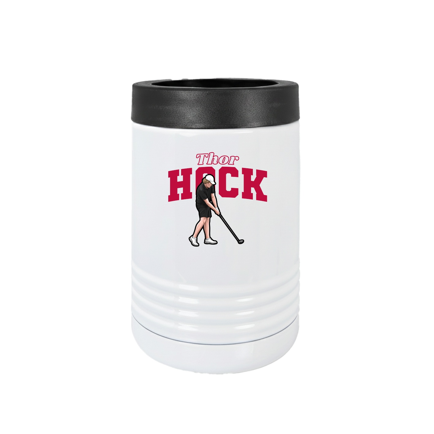 Beverage Holder — Name Arch in White