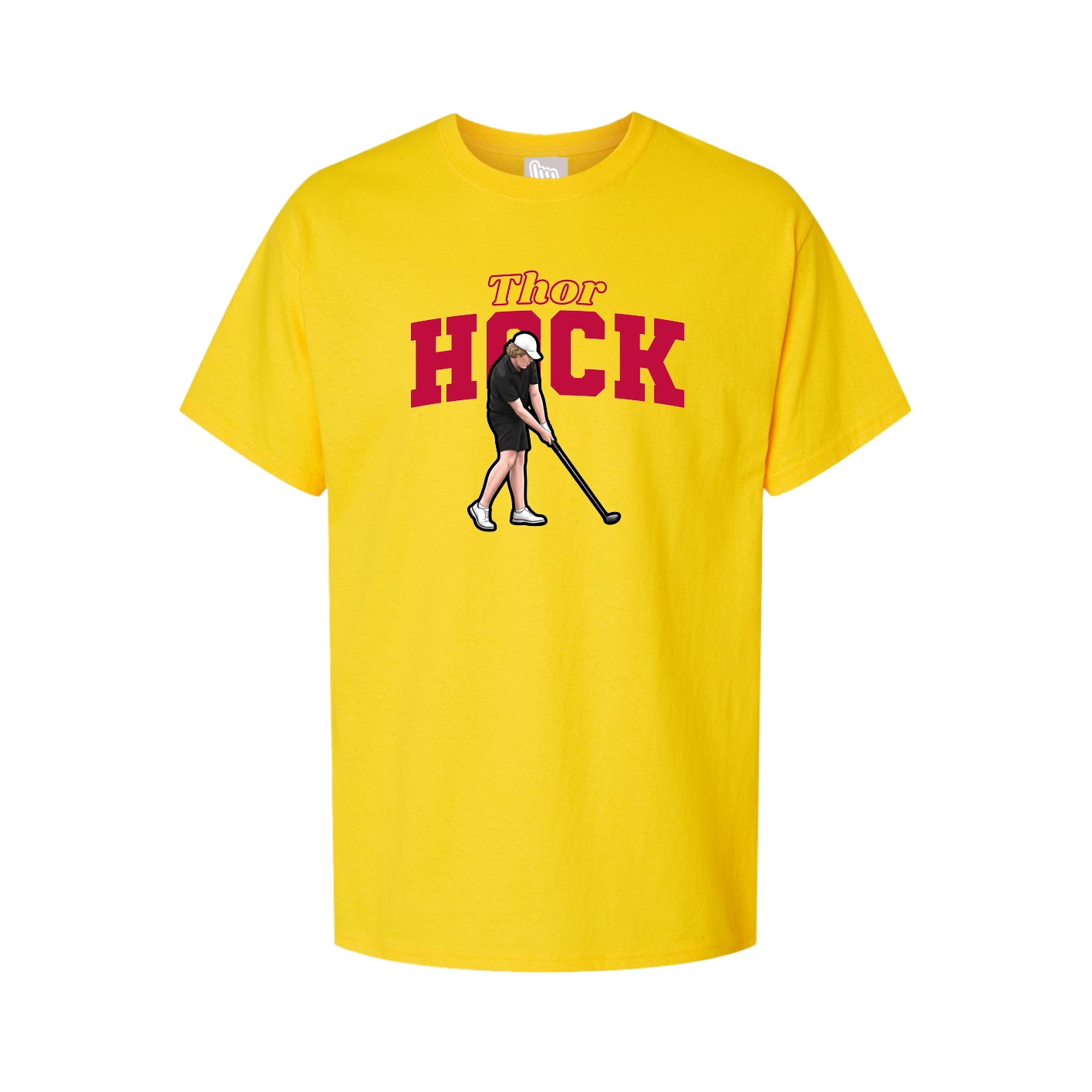 Youth Tee — Name Arch in Gold