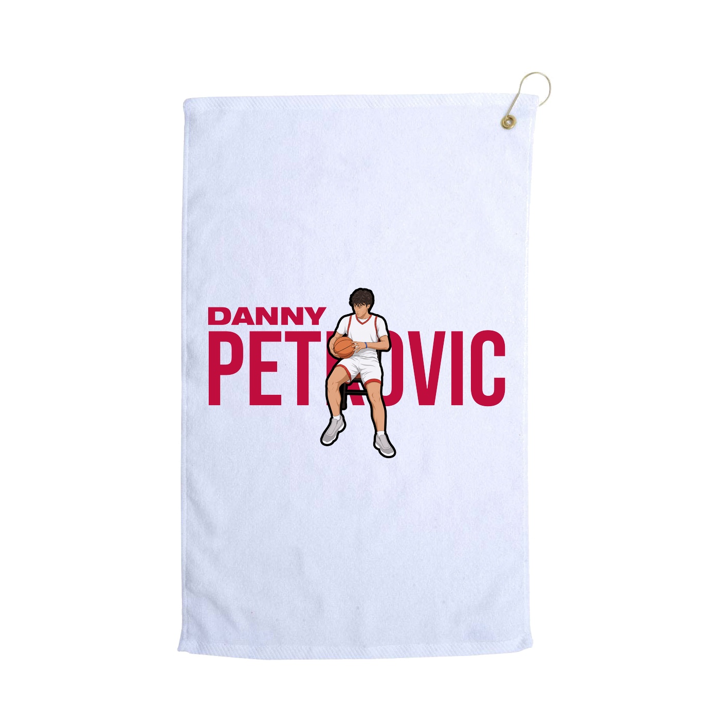 Golf Towel — Player Name in White