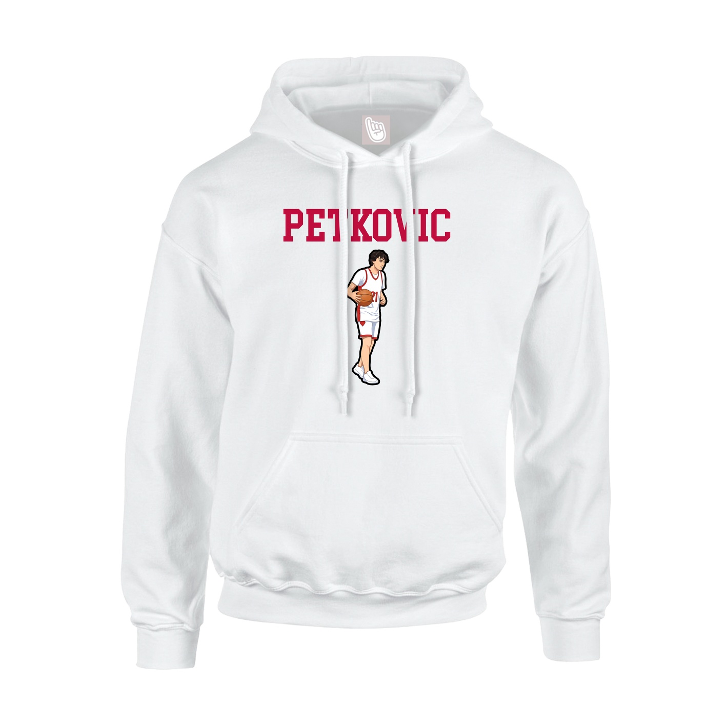 Hoodie — Shirsey in White