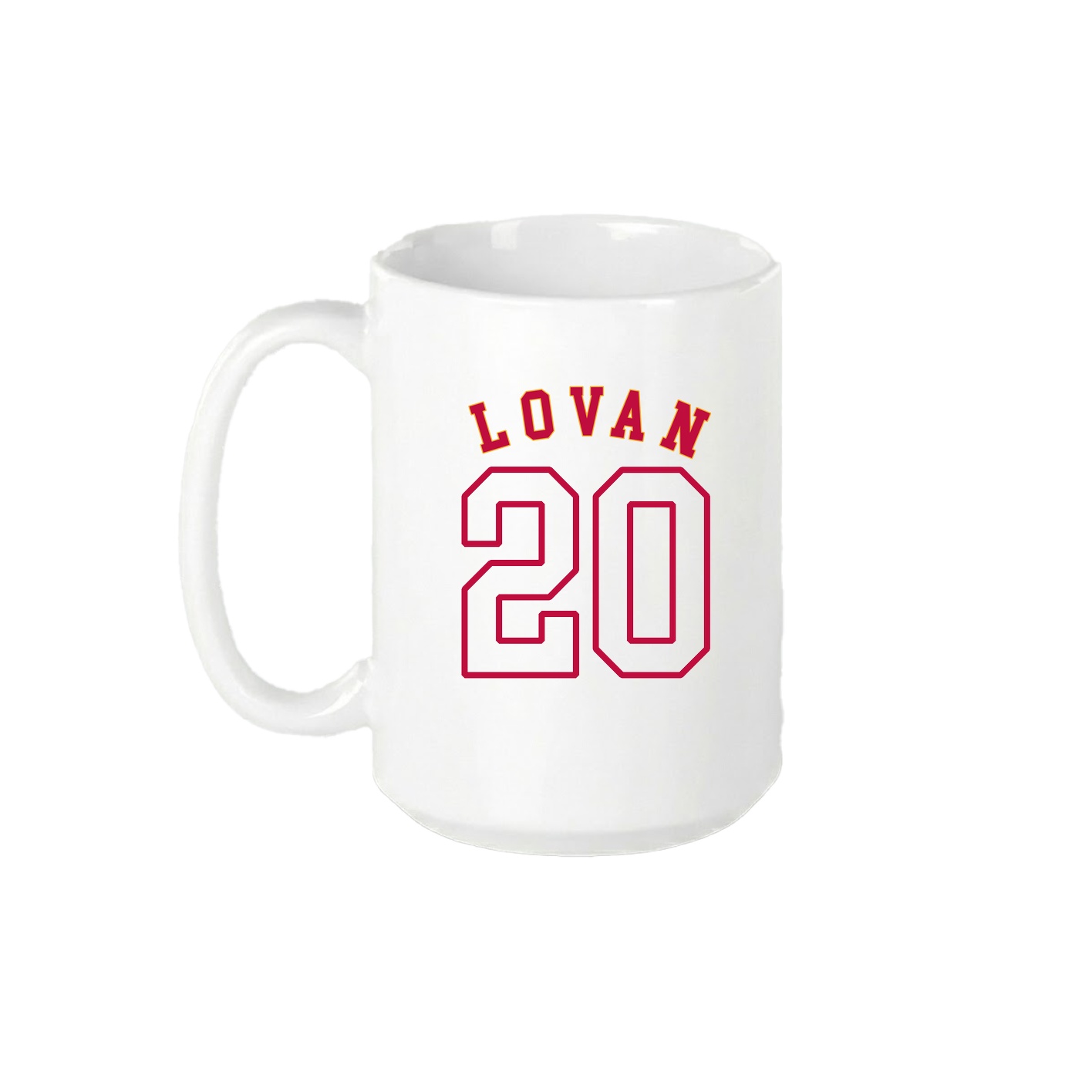 15oz Coffee Mug — Shirsey Arch in White
