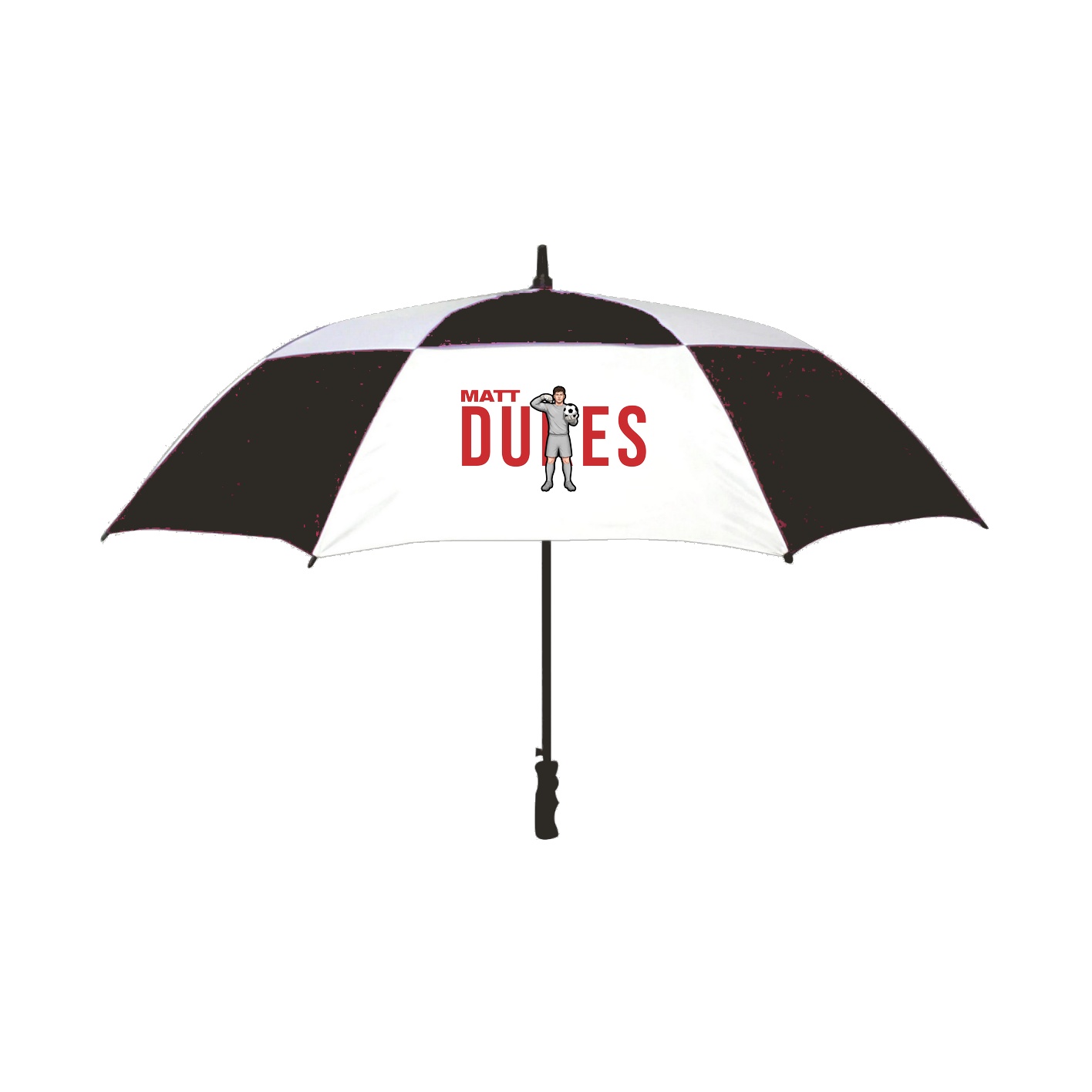 Golf Umbrella — Player Name in Black