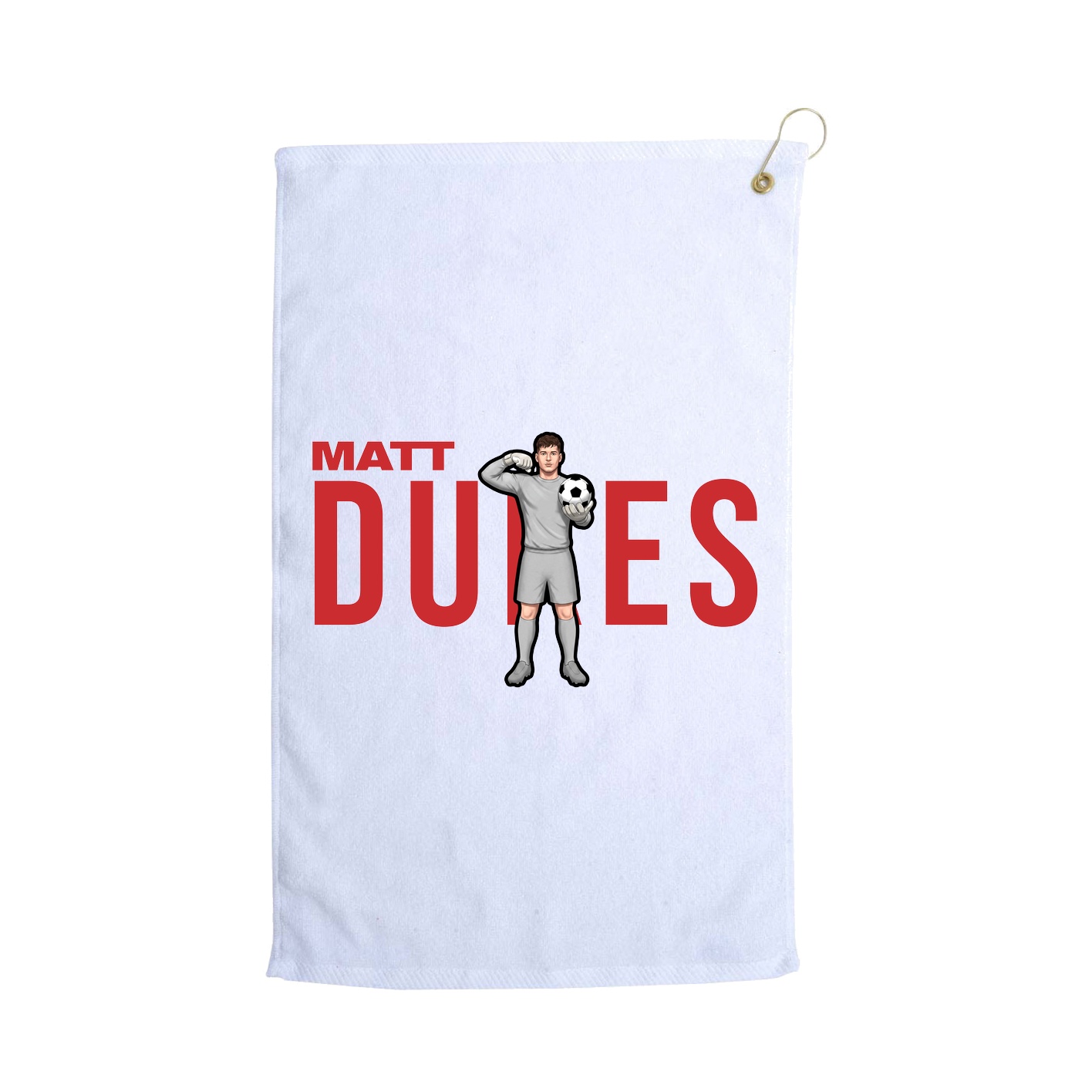 Golf Towel — Player Name in White