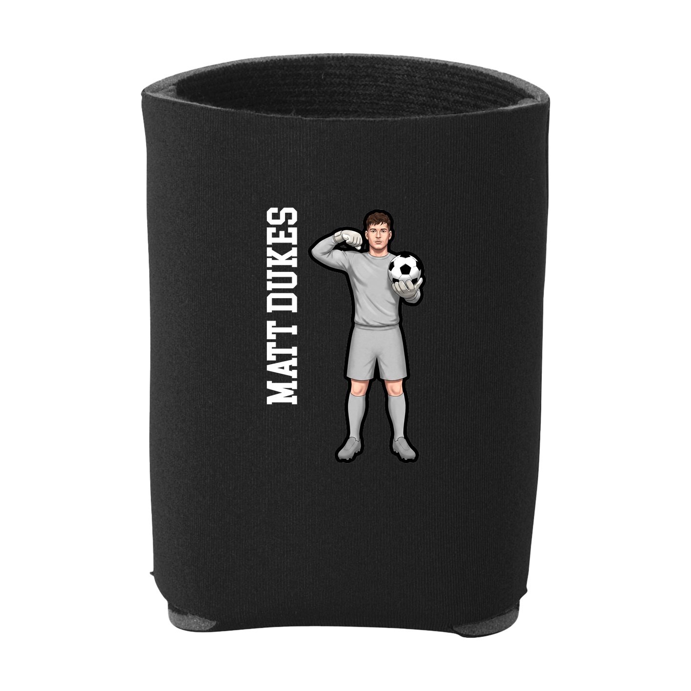 Can Holder — Name Vertical in Black