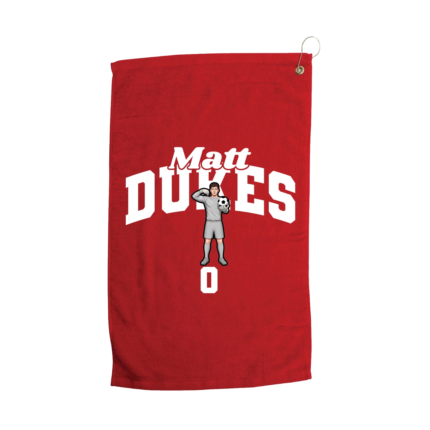 Golf Towel — Signature Arch in Red