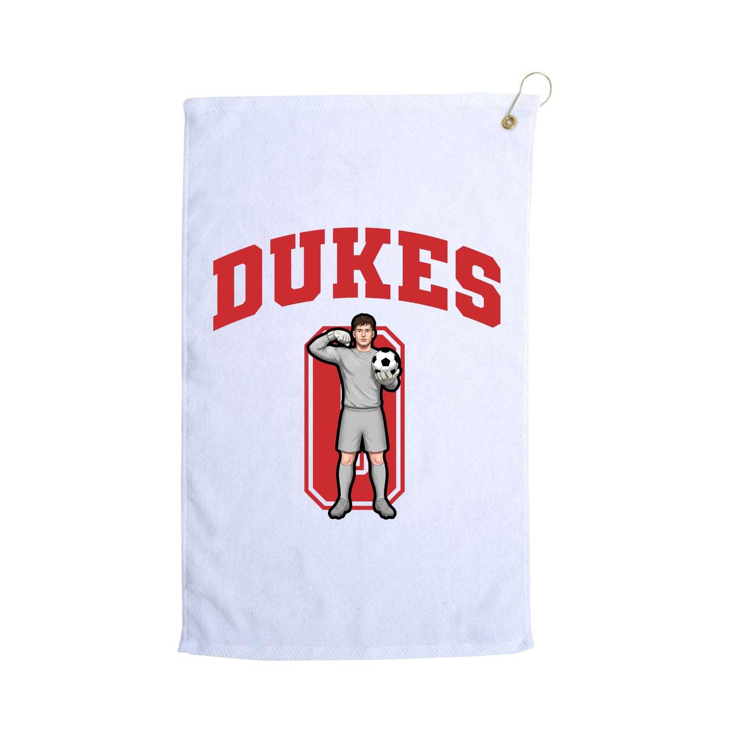 Golf Towel — Number in White