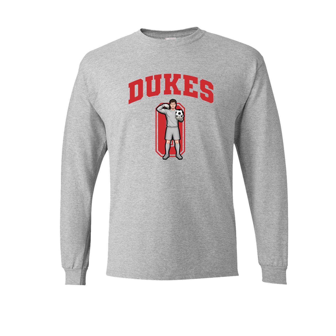 Long Sleeve Tee — Number in Grey