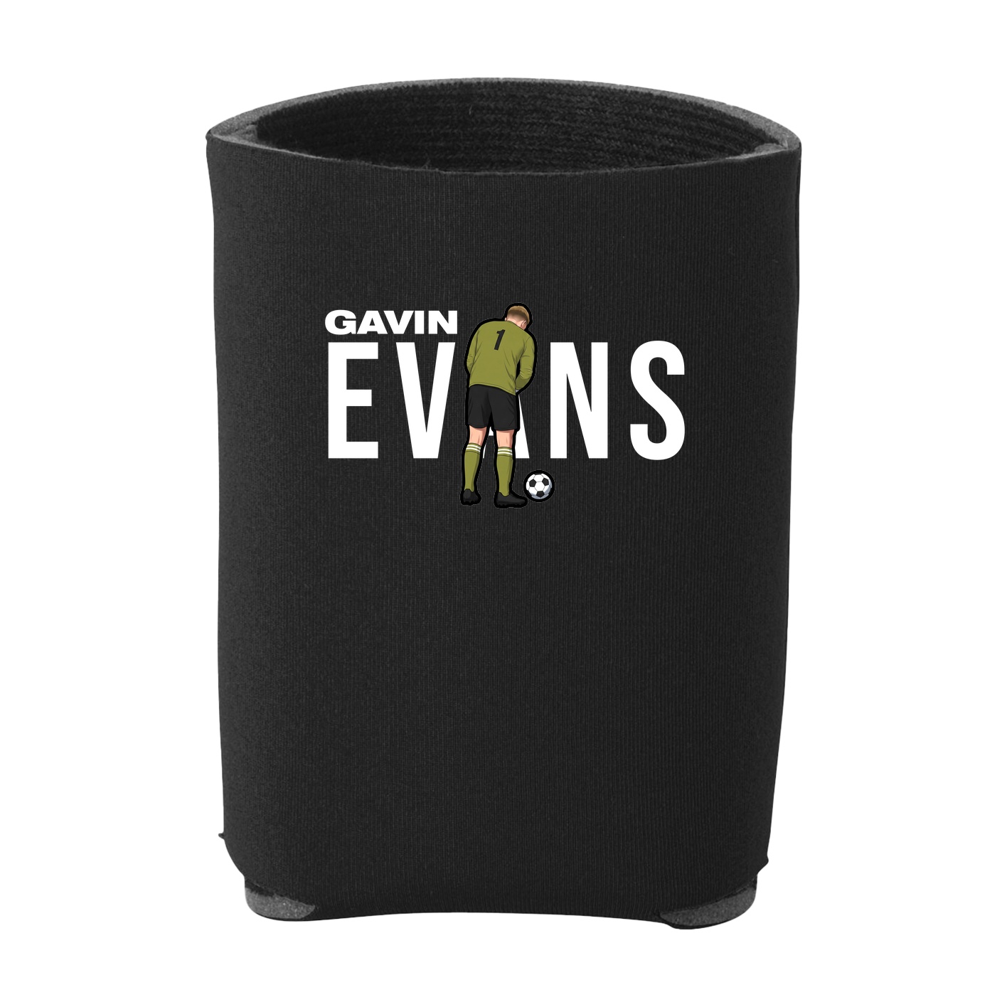 Can Holder — Player Name in Black