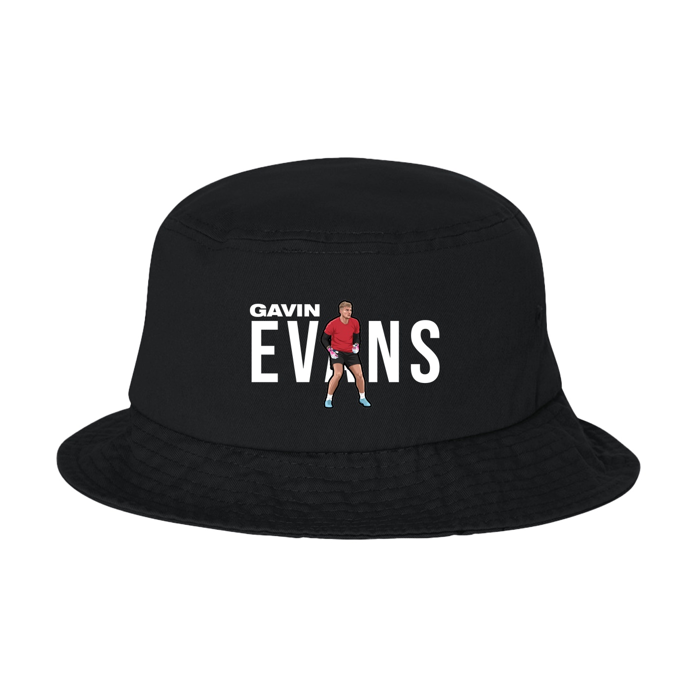 Bucket Cap — Player Name in Black