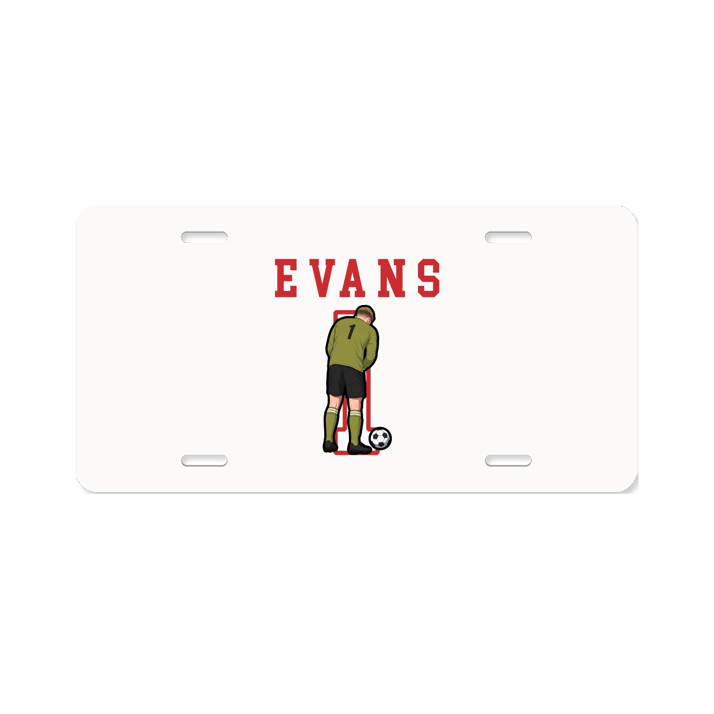 License Plate — Shirsey in Classic