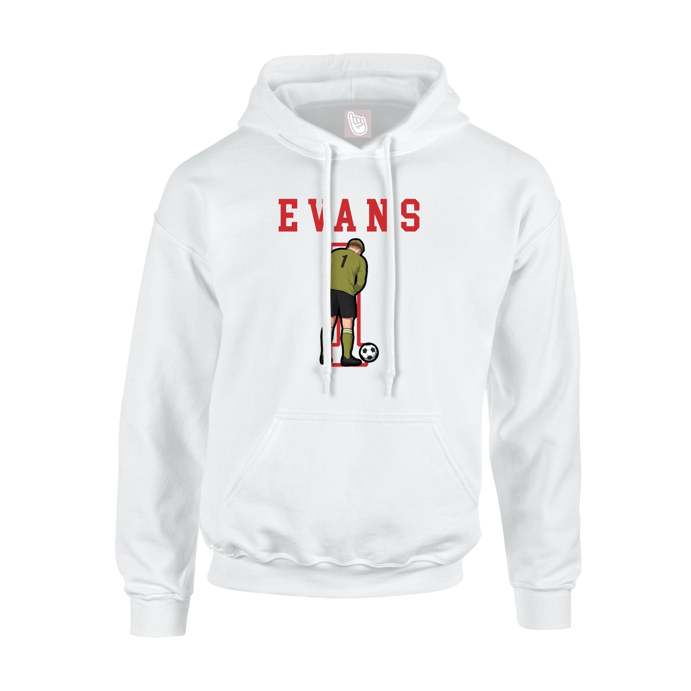 Youth Hoodie — Shirsey in White